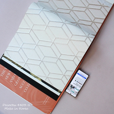 Giấy dán tường tân cổ điển Hàn Quốc Decortex 4403