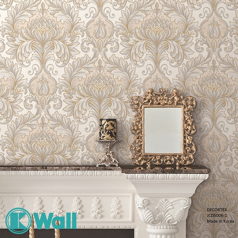 Giấy dán tường phòng ngủ Hàn Quốc Decortex JCD5006