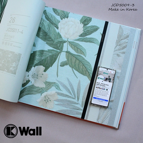 Giấy dán tường hoa Hàn Quốc Decortex JCD5009