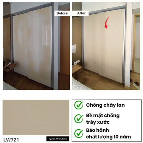 Phim dán nội thất cao cấp nhập khẩu Hàn Quốc LW721