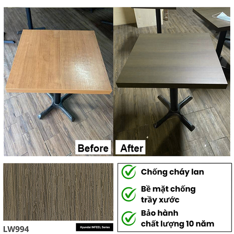 Phim dán nội thất cao cấp nhập khẩu Hàn Quốc LW994