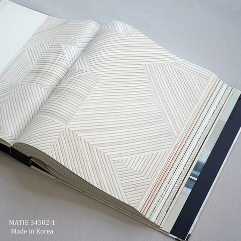 Giấy dán tường phòng khách Hàn Quốc Matie 34502