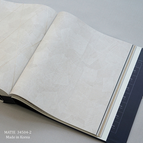 Giấy dán tường phòng khách Hàn Quốc Matie 34504