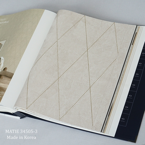 Giấy dán tường phòng ngũ Hàn Quốc Matie 34505