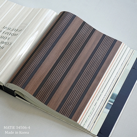 Giấy dán tường vân dọc Hàn Quốc Matie 34506