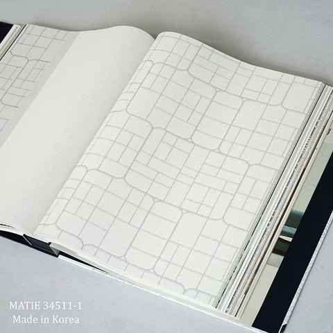 Giấy dán tường phòng ngủ Hàn Quốc Matie 34511