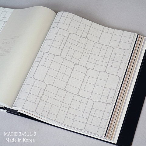Giấy dán tường phòng ngủ Hàn Quốc Matie 34511