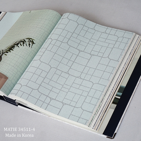 Giấy dán tường phòng ngủ Hàn Quốc Matie 34511