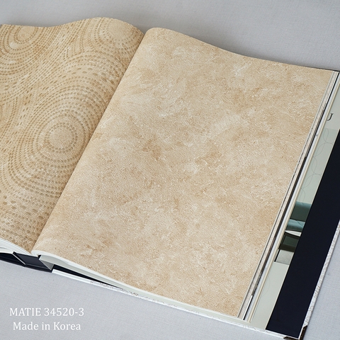 Giấy dán tường xi măng khách Hàn Quốc Matie 34519