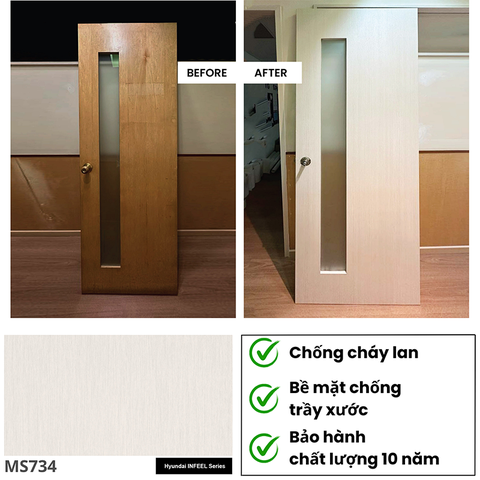 Phim dán nội thất cao cấp nhập khẩu Hàn Quốc MS734