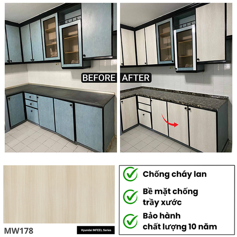 Phim dán nội thất cao cấp nhập khẩu Hàn Quốc MW178