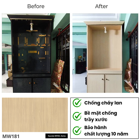 Phim dán nội thất cao cấp nhập khẩu Hàn Quốc MW181