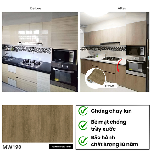 Phim dán nội thất cao cấp nhập khẩu Hàn Quốc MW190
