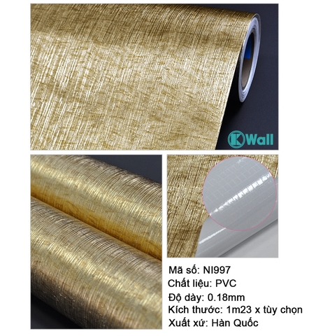 Phim dán nội thất cao cấp nhập khẩu Hàn Quốc NI997