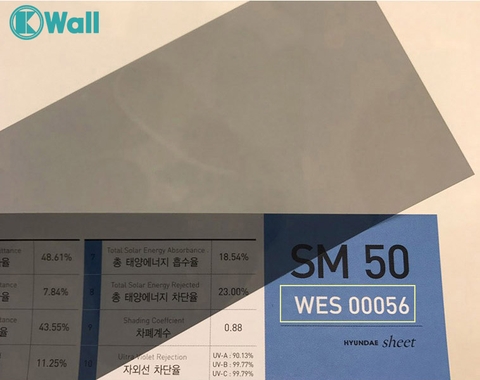 Phim cách nhiệt cửa kính Hàn Quốc Smoke 50