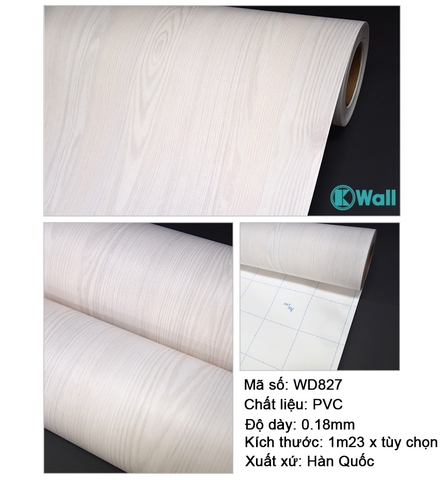Phim dán nội thất cao cấp nhập khẩu Hàn Quốc WD827