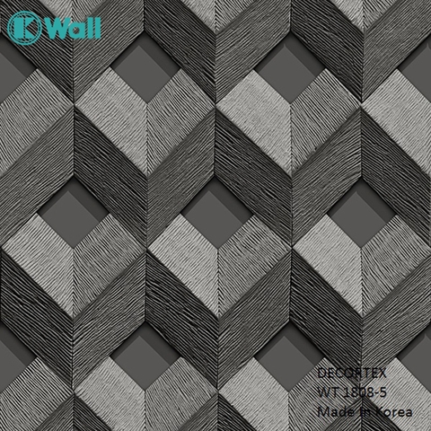 Giấy dán tường họa tiết 3D Hàn Quốc Decortex WT1808