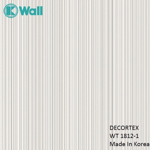 Giấy dán tường vân dọc Hàn Quốc Decortex WT1812