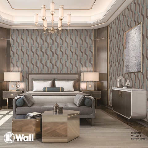 Giấy dán tường phòng khách Hàn Quốc Decortex WT1806