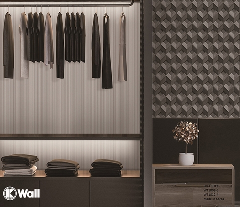 Giấy dán tường vân dọc Hàn Quốc Decortex WT1812