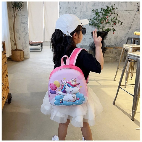 Balo trứng cho bé mẫu giáo họa tiết