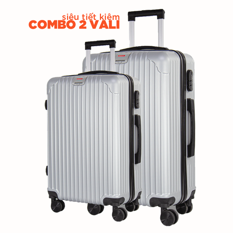 Combo bộ 2 vali kéo Bamozo 8801T thường (20+24)
