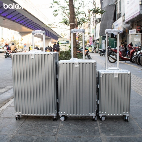 Vali kéo khung nhôm khoá sập TV04