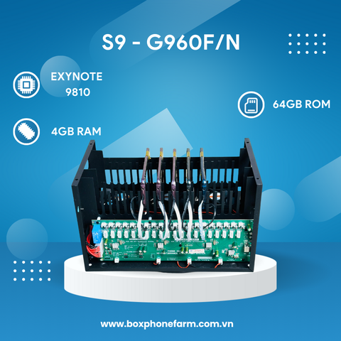 Boxphonefarm Samsung S9 Chạy Michanger/ Pchanger