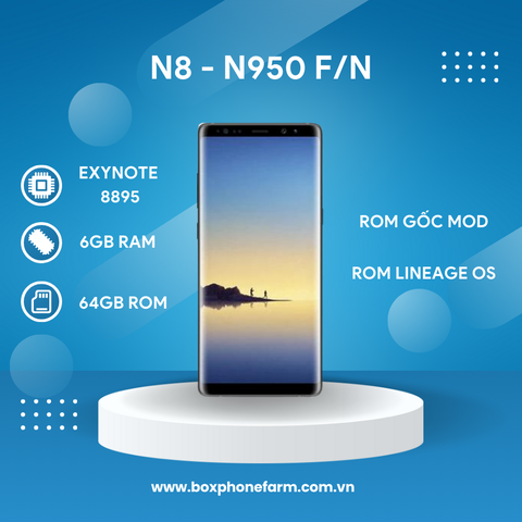 Rom Mod Samsung Note 8 - N950 F/N