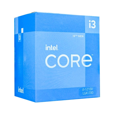 CPU INTEL CORE I3-12100 (TRAY, CŨ ĐẸP)