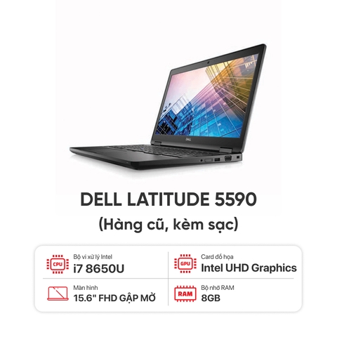 DELL 5590 I7/8650U/8GB/256GB/FHD/15.6''