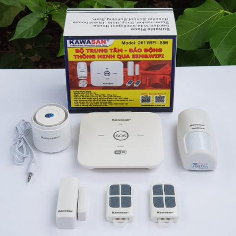 Bộ báo động trung tâm KW-261 wifi sim