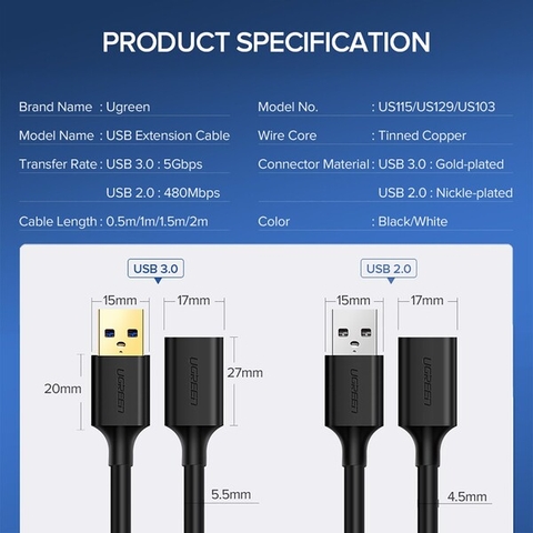 Dây Usb 5m