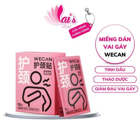 Miếng Dán Cổ Vai Gáy Tinh Dầu Ngải Cứu WECAN Giảm Đau Cổ Vai Gáy, Làm Ấm Cổ Chiết Xuất Thảo Dược Thiên Nhiên