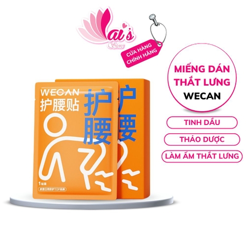 Miếng Dán Thắt Lưng WECAN Tinh Dầu Ngải Cứu Làm Ấm, Giảm Đau Thắt Lưng, Bụng, Cổ Vay Gáy
