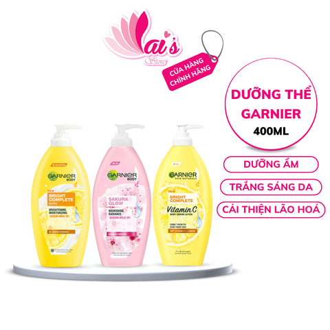 Sữa Dưỡng Thể Garnier Body Bright Extra Lotion 400ml Thái Lan