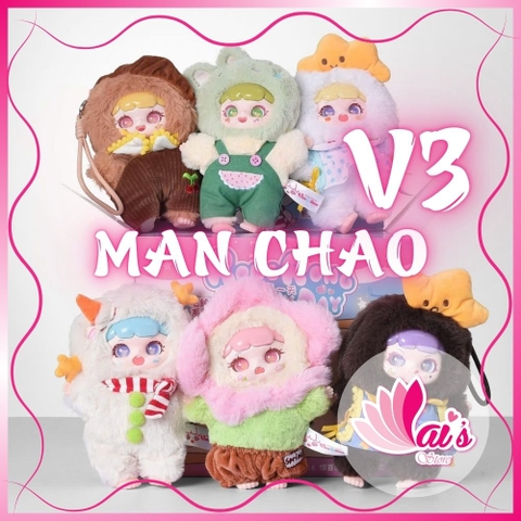 Blind Box Manchao V3 Rong Rong Every Day Hộp Mù Ngẫu Nhiên Búp Bê Mô Hình Đồ Chơi Trang Trí Quà Tặng
