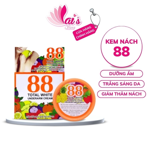 Kem Trị Thâm Nách 88 Total White Underarm Cream Thái Lan 35g