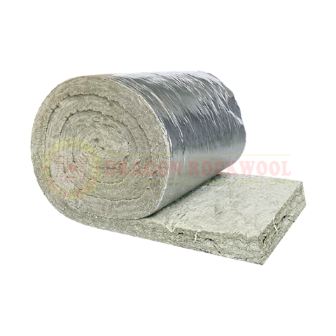 BÔNG KHOÁNG ROCKWOOL DẠNG CUỘN DÁN BẠC