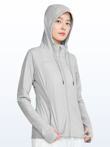 Áo khoác chống nắng nữ UV100 Apex Cool AA24031 thoáng mát kháng khuẩn