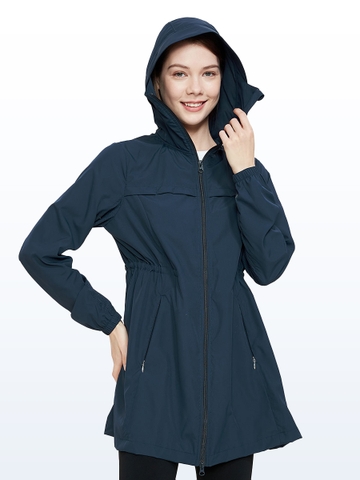 Áo khoác chống nắng nữ UV100 Suptex-Cool AL21016 dây kéo cao che mặt