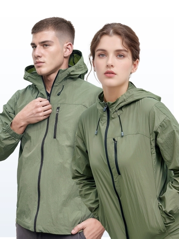 UPF100 | Áo khoác chống nắng trượt nước Unisex UJ25006