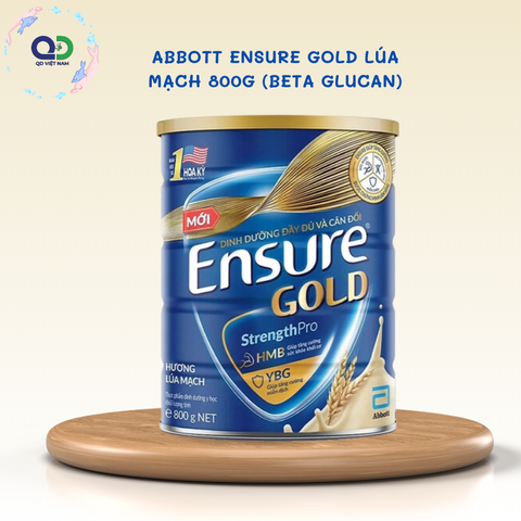 Abbott Ensure Gold Lúa Mạch 800g (Beta Glucan)