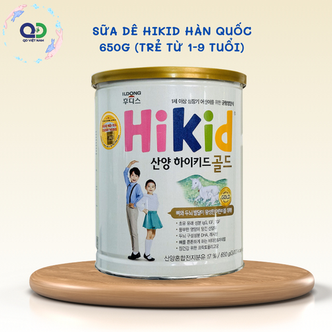 Sữa Dê Hikid Hàn Quốc 650g (trẻ từ 1-9 tuổi)