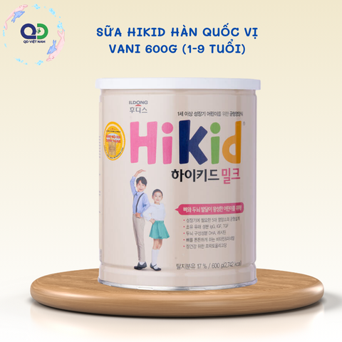 Sữa Hikid Hàn Quốc vị Vani 600g (1-9 tuổi)