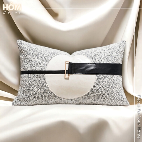 Gối trang trí cao cấp mix lông cừu