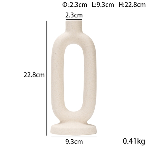 Chân nến gốm trang trí