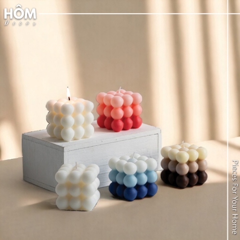 Nến thơm trang trí Rubik