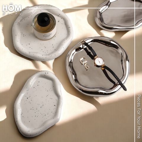 Khay/Dĩa đựng bánh, trái cây phong cách Châu Âu