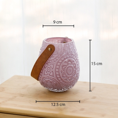Bình hoa giỏ xách mini